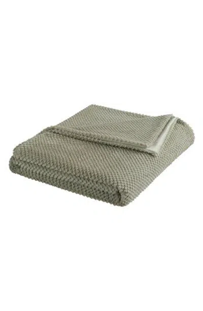 Vellux Plush Texture Throw Blanket In Brown
