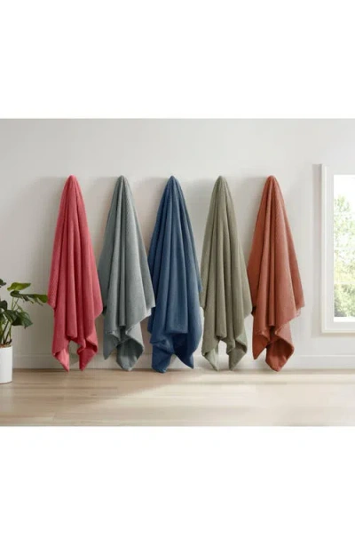 Vellux Plush Texture Throw Blanket In Brown