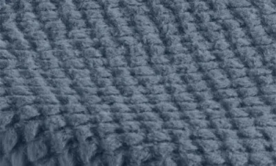 Vellux Plush Texture Throw Blanket In Blue