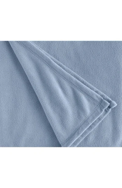 Martex Supersoft Fleece Throw Blanket In Blue