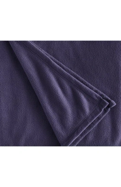 Martex Supersoft Fleece Throw Blanket In Blue