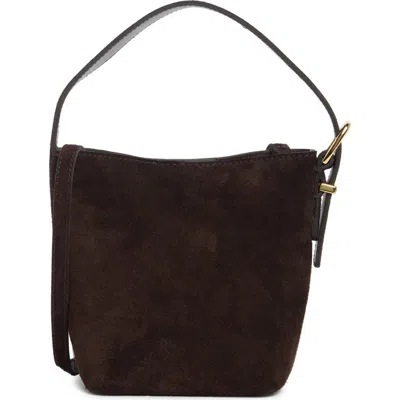 Madewell Essential Curve Shoulder Bag In Brown