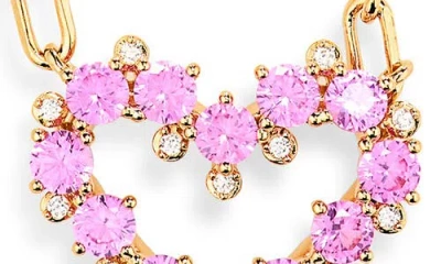 Nadri Valentine's Day Capsule Stud Earrings & Necklace Set In Gold