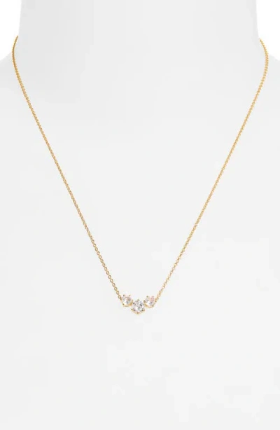 Nadri Serena Mini Frontal Necklace In Gold