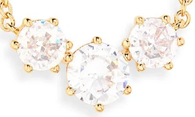 Nadri Serena Mini Frontal Necklace In Gold