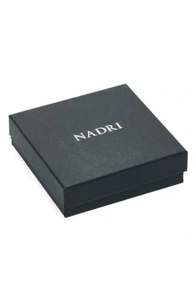 Nadri Valentine's Day Capsule Stud Earrings & Necklace Set In Silver