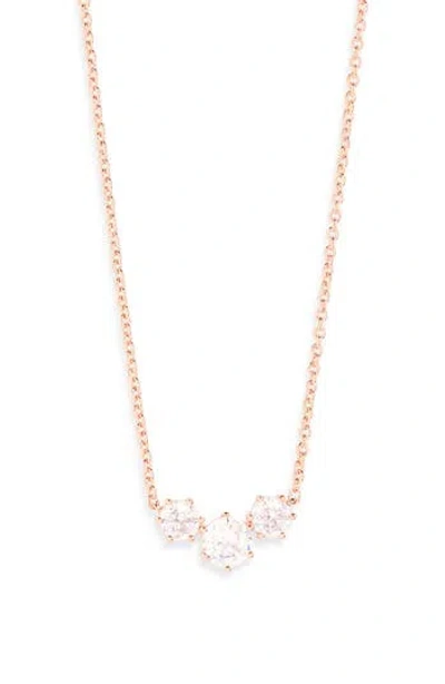 Nadri Serena Mini Frontal Necklace In Gold