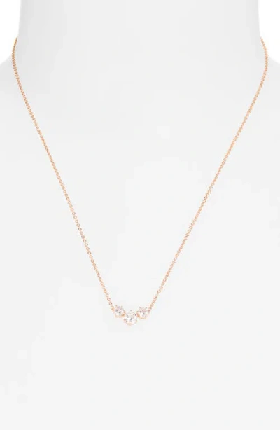Nadri Serena Mini Frontal Necklace In Gold