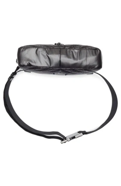 Rebecca Minkoff Edie Quilted Nylon Belt Bag In Black