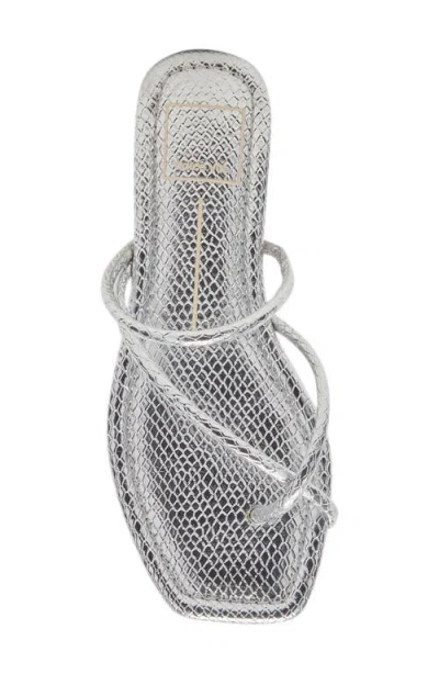 Dolce Vita Leanna Slide Sandal In White