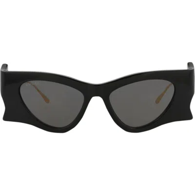 Gucci 51mm Cat Eye Sunglasses In Black