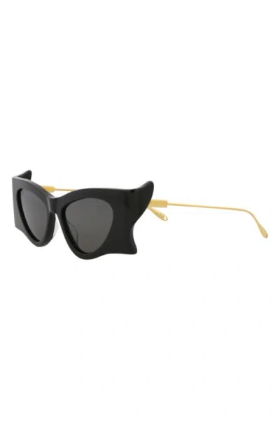 Gucci 51mm Cat Eye Sunglasses In Black