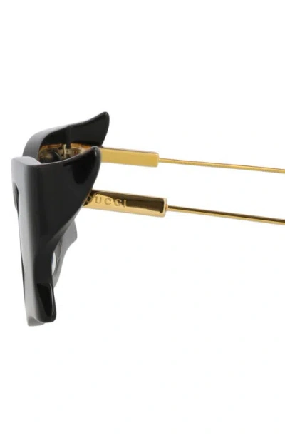 Gucci 51mm Cat Eye Sunglasses In Black
