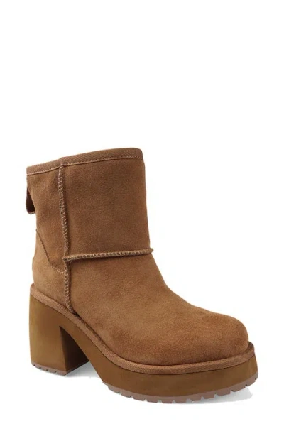 Candies Candie's Luccia Platform Bootie In Brown