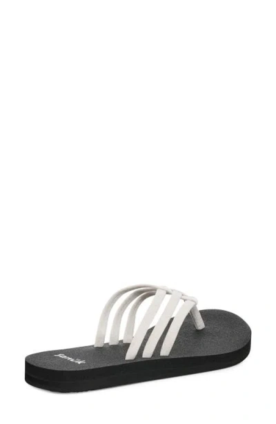 Sanuk Yoga Sandy Ii Flip Flop In Multi