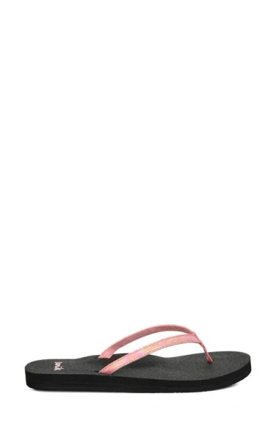 Sanuk Yoga Joy Ii Flip Flop In Black