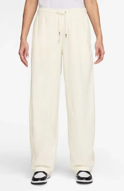 Jordan Flight Fleece French Terry Sweatpants In White