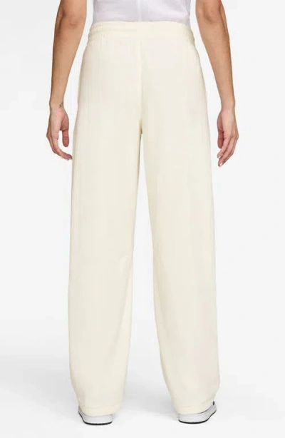 Jordan Flight Fleece French Terry Sweatpants In White