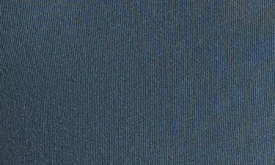 Vince Short Sleeve Loose Knit Polo Shirt In Blue