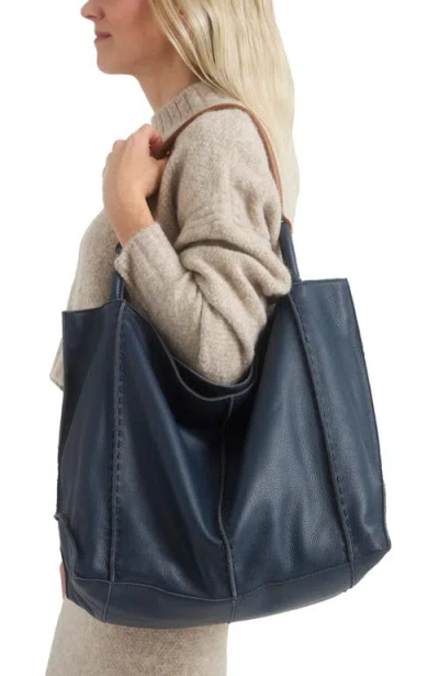 The Sak Los Feliz Large Tote Leather Bag In Pink