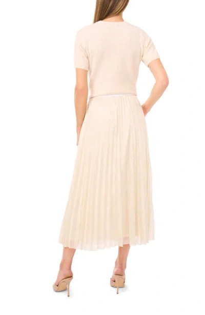 Halogenr Halogen(r) Metallic Pleated Skirt In Pink