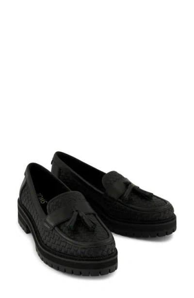 Toms Women's Cara Lug Sole Loafers In Black