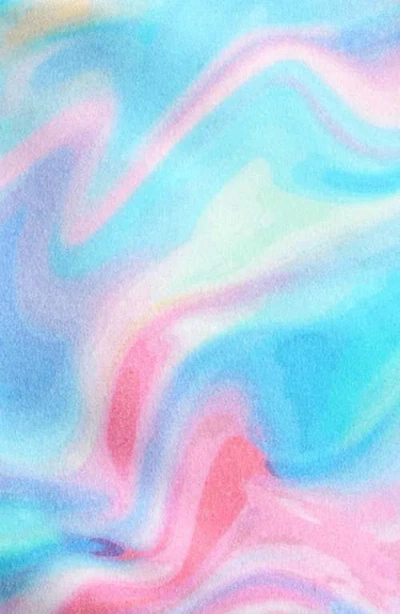 Zella Girl Kids' Strappy Seamless Bra In Blue