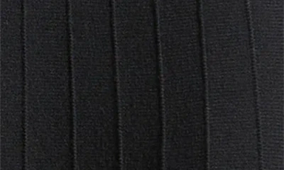 Open Edit Mock Neck Long Sleeve Sweater Dress In Black