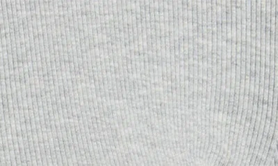 Open Edit Long Sleeve Rib Cardigan In Gray