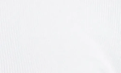 Open Edit Long Sleeve Rib Cardigan In White