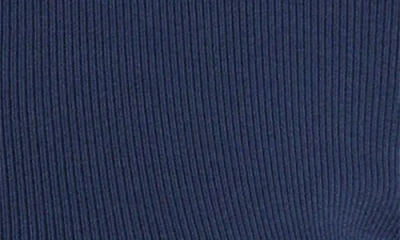 Open Edit Long Sleeve Rib Cardigan In Black