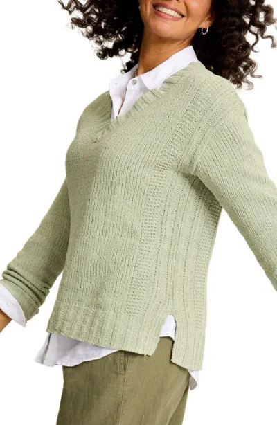 Tommy Bahama Malibu Chenille Sweater In Green