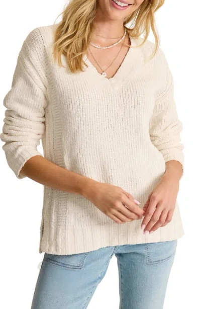 Tommy Bahama Malibu Chenille Sweater In White