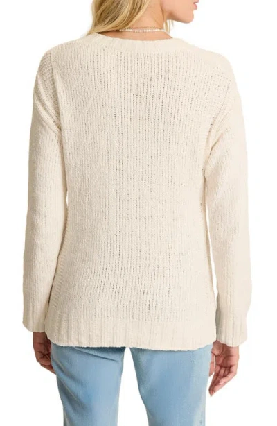 Tommy Bahama Malibu Chenille Sweater In White