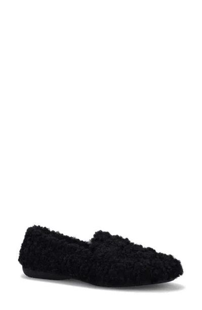 Ron White Teddy Wool Slipper In Black