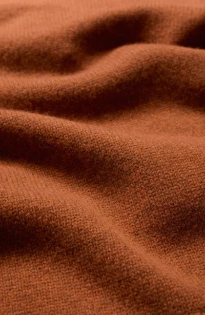 Seasalt Cornwall Braque Turtleneck Wool Blend Sweater In Brown