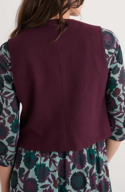 Seasalt Cornwall Lowena Recycled Wool Blend Vest In Gold