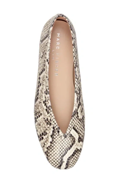 Marc Fisher Ltd Gradi Flat In Animal Print