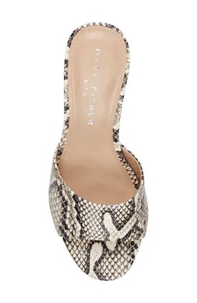 Marc Fisher Ltd Finny Slide Sandal In Animal Print