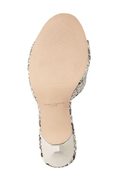 Marc Fisher Ltd Finny Slide Sandal In Animal Print