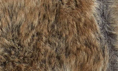 Mango Bola Faux Fur Jacket In Multi