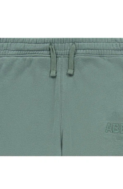Abercrombie Kids Kids' Loose Cotton Blend Fleece Sweatpants In Green