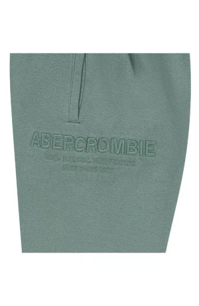 Abercrombie Kids Kids' Loose Cotton Blend Fleece Sweatpants In Green