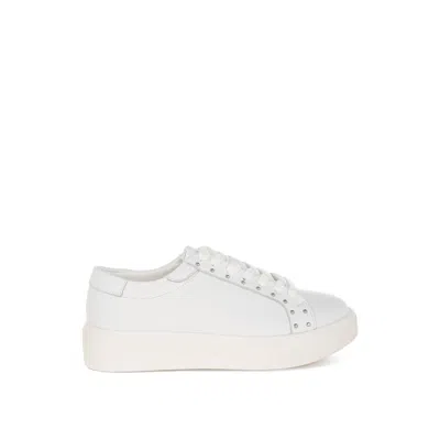 Rag & Co Women's Strider Studs Embellished Chunky Sneakers In White By  In White