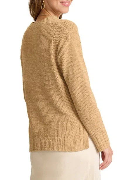 Tommy Bahama Malibu Chenille Sweater In Brown