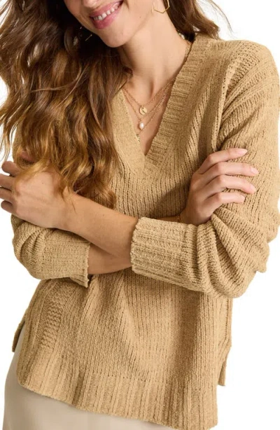 Tommy Bahama Malibu Chenille Sweater In Brown