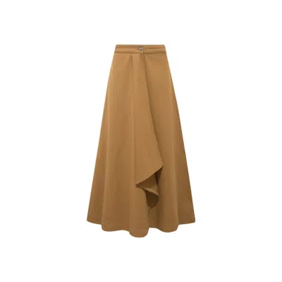Cótier Denim Women's Brown Shoreline Skirt In Brown