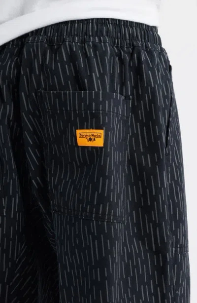 Service Works Raindrop Chef Pants In Black