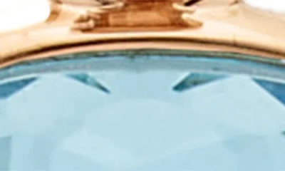 Pomellato Rose Gold And Blue Topaz Nudo Earrings