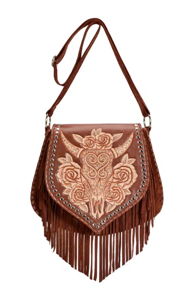 Jodi Lee Women's Brown Akaroa Navajo Bag Tobacco In Brown